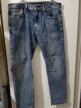 Levi's Men's Straight Leg Denim Jeans - Faded Blue